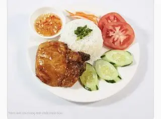 Hình ảnh combo cơm sườn + 1 nha đam 