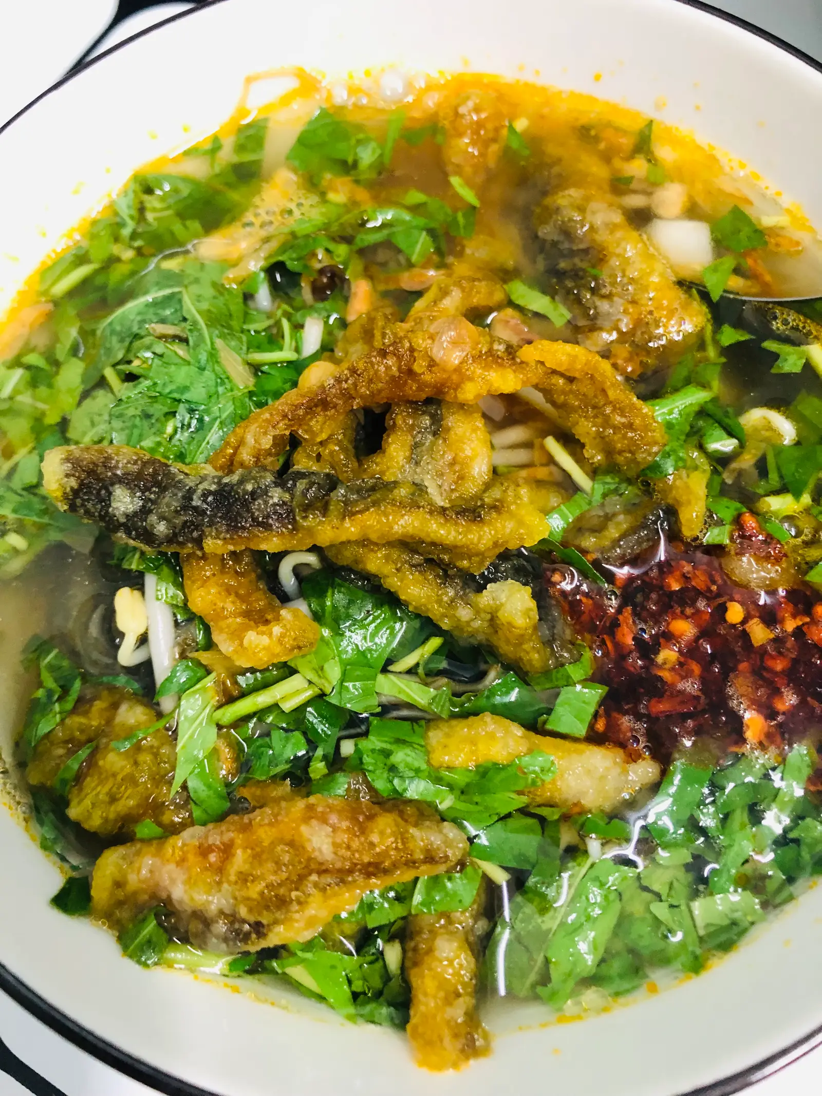 Hình ảnh Miến nước lươn giòn