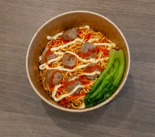 Hình ảnh Mì trộn bò viên