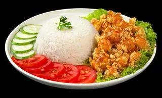 Hình ảnh Cơm Gà viên giòn sốt