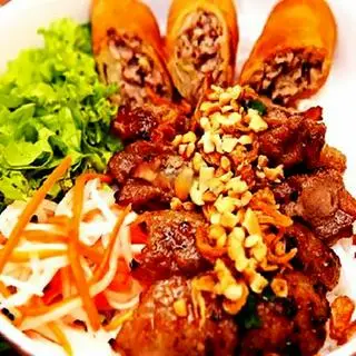Hình ảnh Bún Thịt Nướng(Nem Nướng) Chả Giò