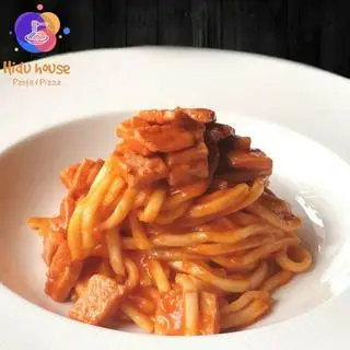 Hình ảnh Mì Ý spaghetti thịt nguội