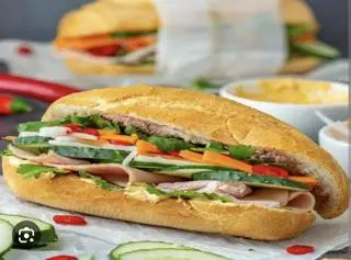 Hình ảnh Combo : 4 Bánh Mì Pate Thịt Chả Lớn
