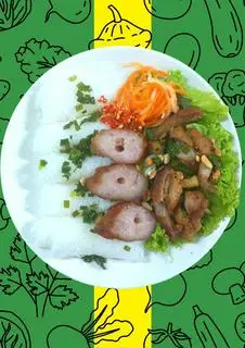 Hình ảnh Bánh Hỏi Thịt và Ném Nướng 