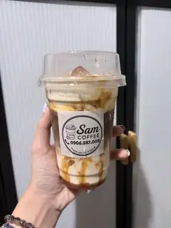Hình ảnh cafe caramel muối M