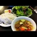 Hình ảnh Bún Chả Thịt Nướng kèm 1 Ly Trà Chanh