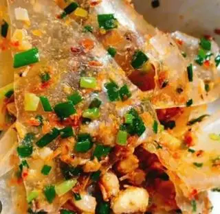 Hình ảnh Trộn Sate Mỡ Hành
