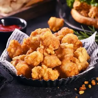 Hình ảnh gà viên chiên giòn 