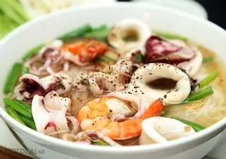 Hình ảnh Hủ Tiếu Khô Hải Sản