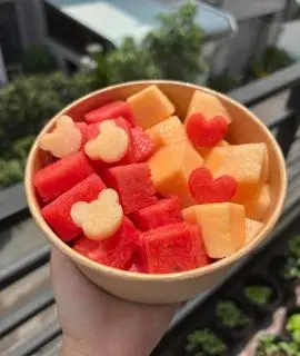 Hình ảnh Dưa hấu mix dưa lưới