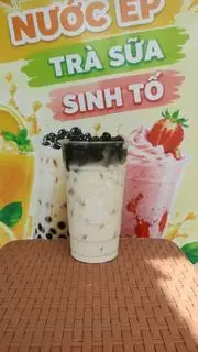 Hình ảnh Trà sữa gạo rang trân châu 700ml