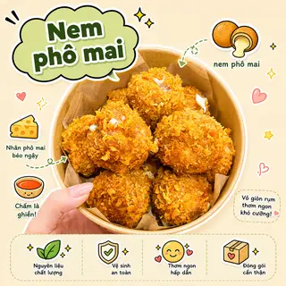 Hình ảnh Nem chua rán phô mai