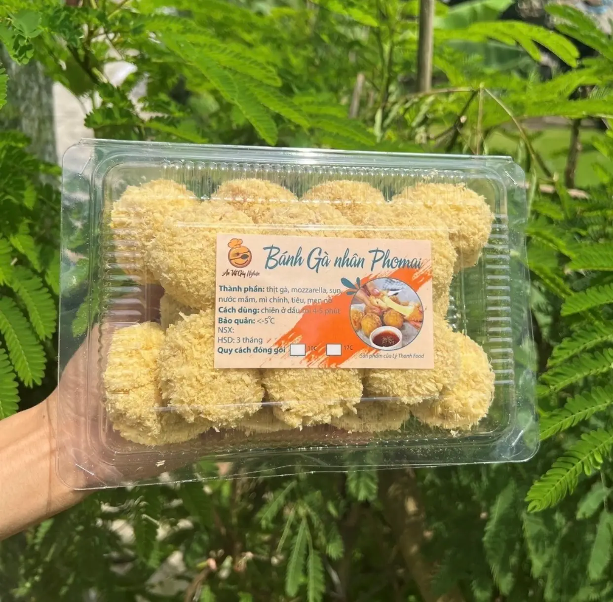 Hình ảnh Combo 12 Bánh Gà Phô Mai  chưa chiên