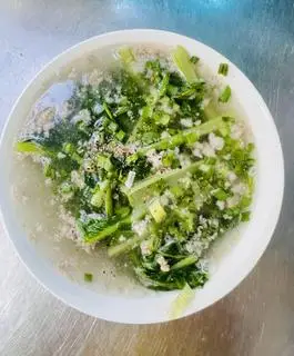 Hình ảnh canh cải thịt bằm