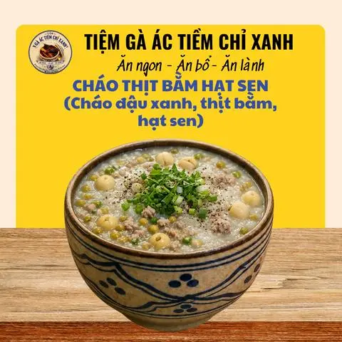 Hình ảnh Cháo Thịt Bằm Hạt Sen