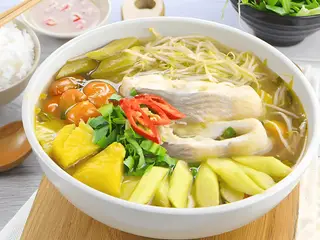 Hình ảnh Cơm canh chua cá hú