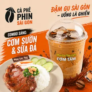 Hình ảnh Combo Cơm Sườn + Sữa Đá