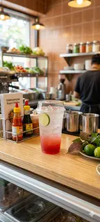 Hình ảnh soda táo đỏ 