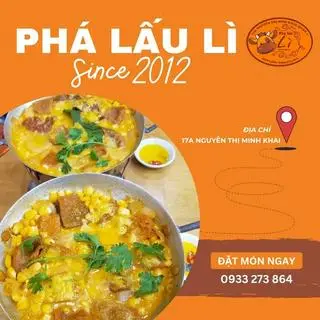 Hình ảnh Phá lấu bắp bơ sốt trứng muối -  kèm bánh mì