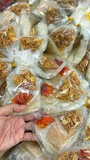 Hình ảnh Bánh tráng phơi sương siêu hành phi muối nhuyễn sate (XÂU LỚN 10b) 