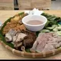 Hình ảnh Bún Đậu Chả Cốm Lòng Dồi kèm 1 Ly Trà Chanh