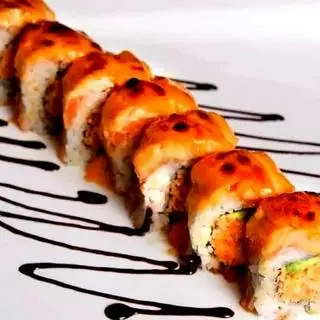 Hình ảnh SALMON GRILL - Cá hồi nướng tái