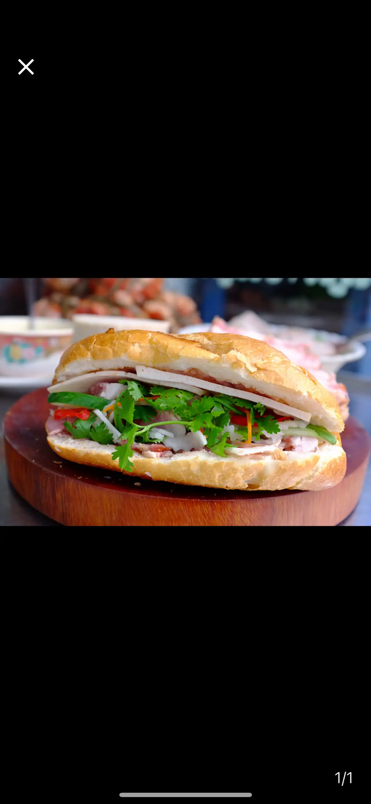 Hình ảnh banh mi chả lụa ngon . chà bông