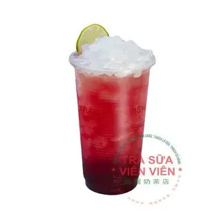 Hình ảnh Trà Nho Đỏ Thạch Dừa - 紅葡萄椰果Q茶