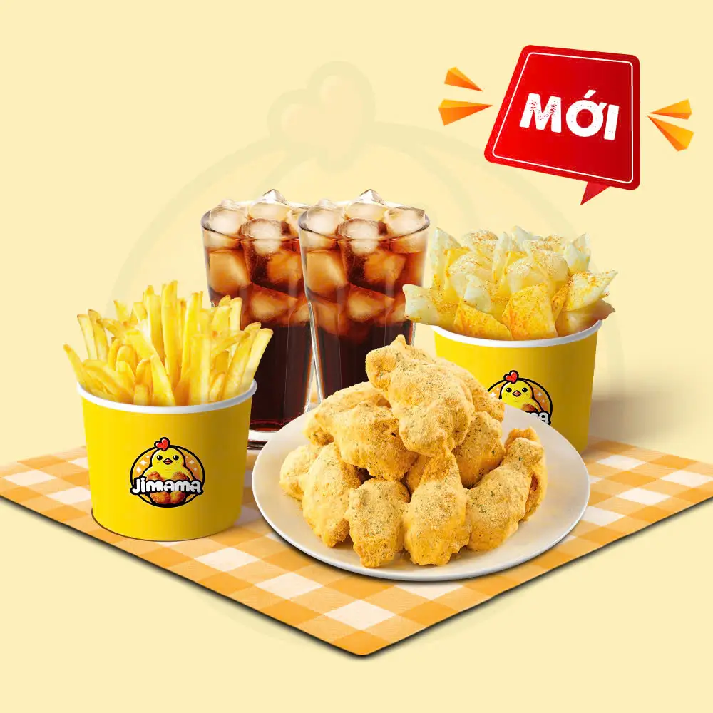 Hình ảnh Combo Gà Phủ Phô Mai - 2 người