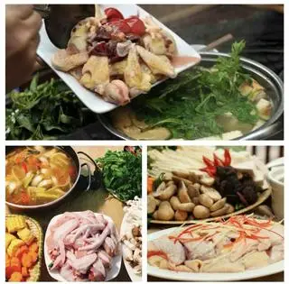 Hình ảnh Lẩu gà ngải cứu