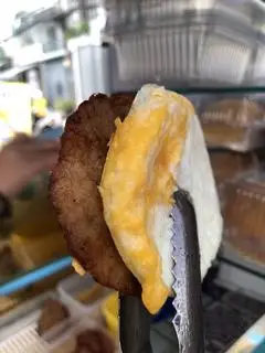 Hình ảnh Burger/Sandwich Tôm Trứng