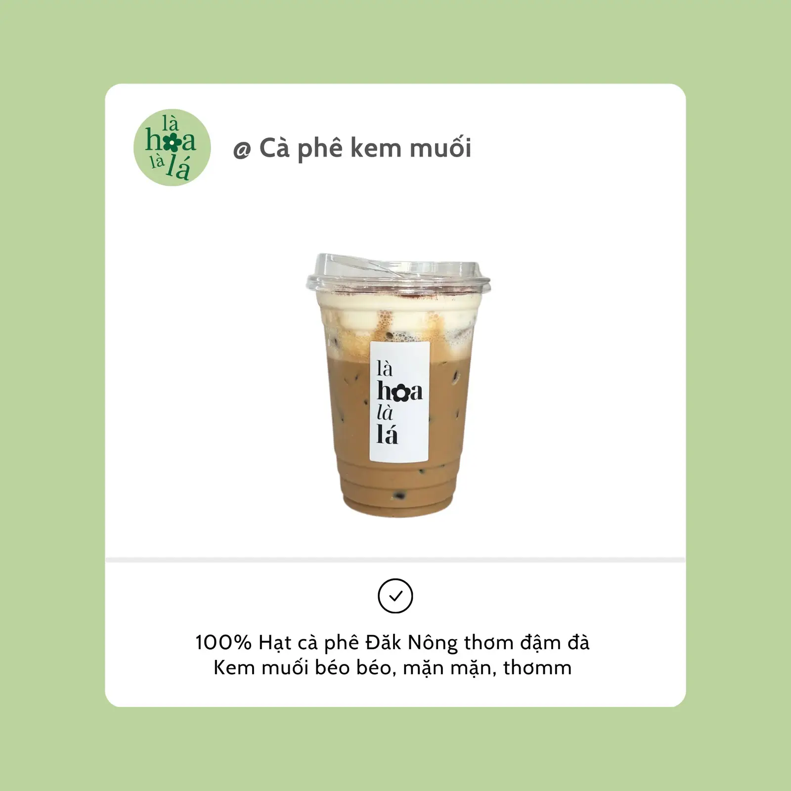 Hình ảnh Cà Phê Kem Muối 