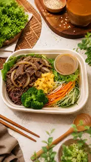Hình ảnh Bún lứt trộn bò Nam Bộ