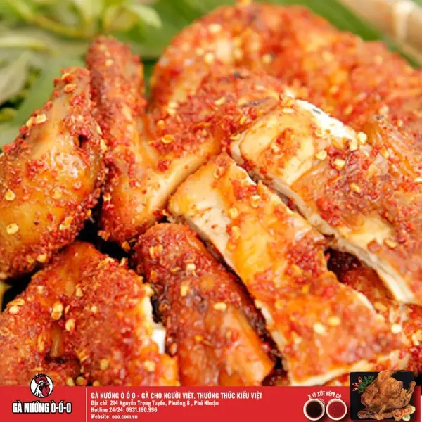 Hình ảnh Gà nướng muối ớt nửa con tặng coca 300ml