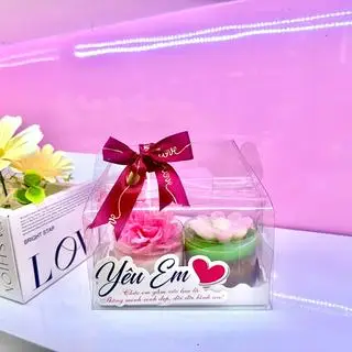 Hình ảnh Set 2 rau câu hoa