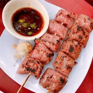 Hình ảnh nem chua nướng Bình Định