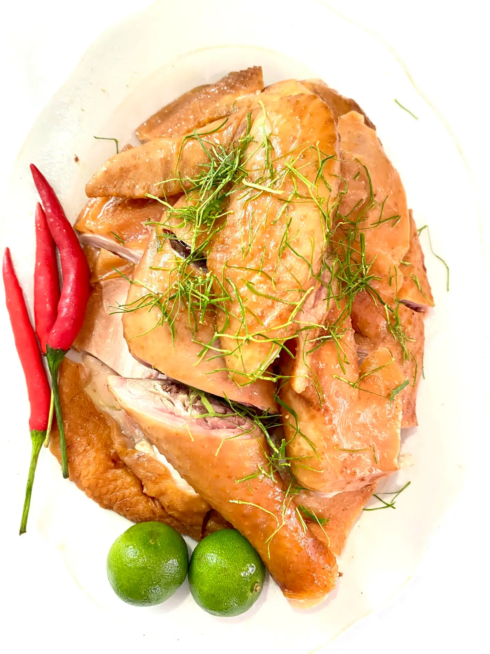 Hình ảnh Gà hun khói - nửa con