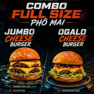 Hình ảnh Combo Full Size Bánh Mì Phô Mai (1 người)