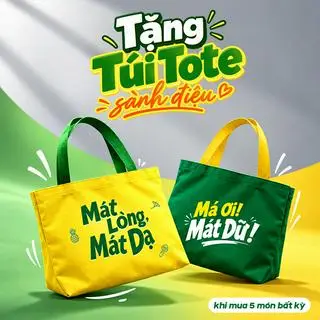 Hình ảnh TẶNG TÚI TOTE SÀNH ĐIỆU