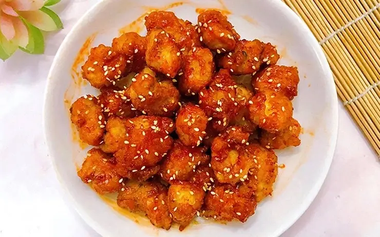 Hình ảnh Gà viên sốt Hàn