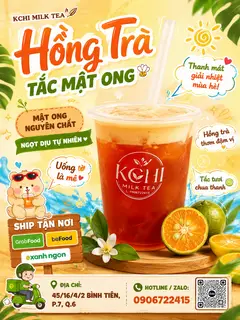Hình ảnh Hồng trà tắc mật ong - size XL