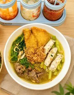 Hình ảnh Bánh đa cua nước đầy đủ