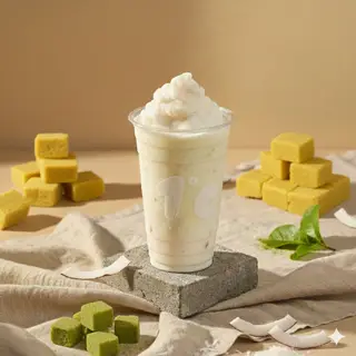 Hình ảnh CỐT DỪA ĐẬU XANH | Coconut Mung Bean (ICE-BLENDED)