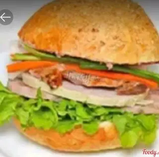 Hình ảnh Hamburger Thịt Chả