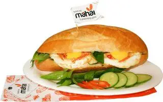 Hình ảnh Bánh Mì 2 Trứng Ốp La