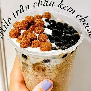 Hình ảnh Milo Trân Châu Đen Kem Cheese