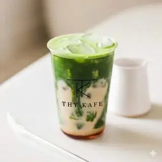 Hình ảnh Matcha latte sữa gấu
