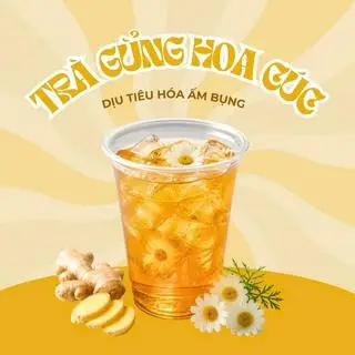 Hình ảnh Trà Gừng Hoa Cúc