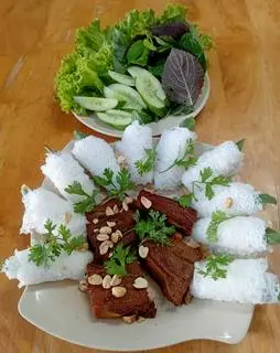 Hình ảnh Bánh hỏi sườn quay
