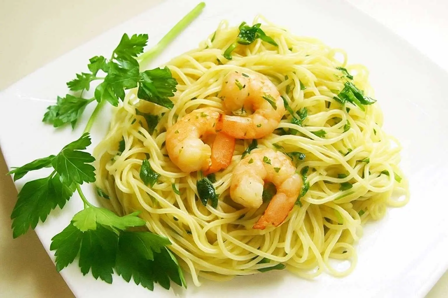 Hình ảnh Spaghetti tôm tỏi